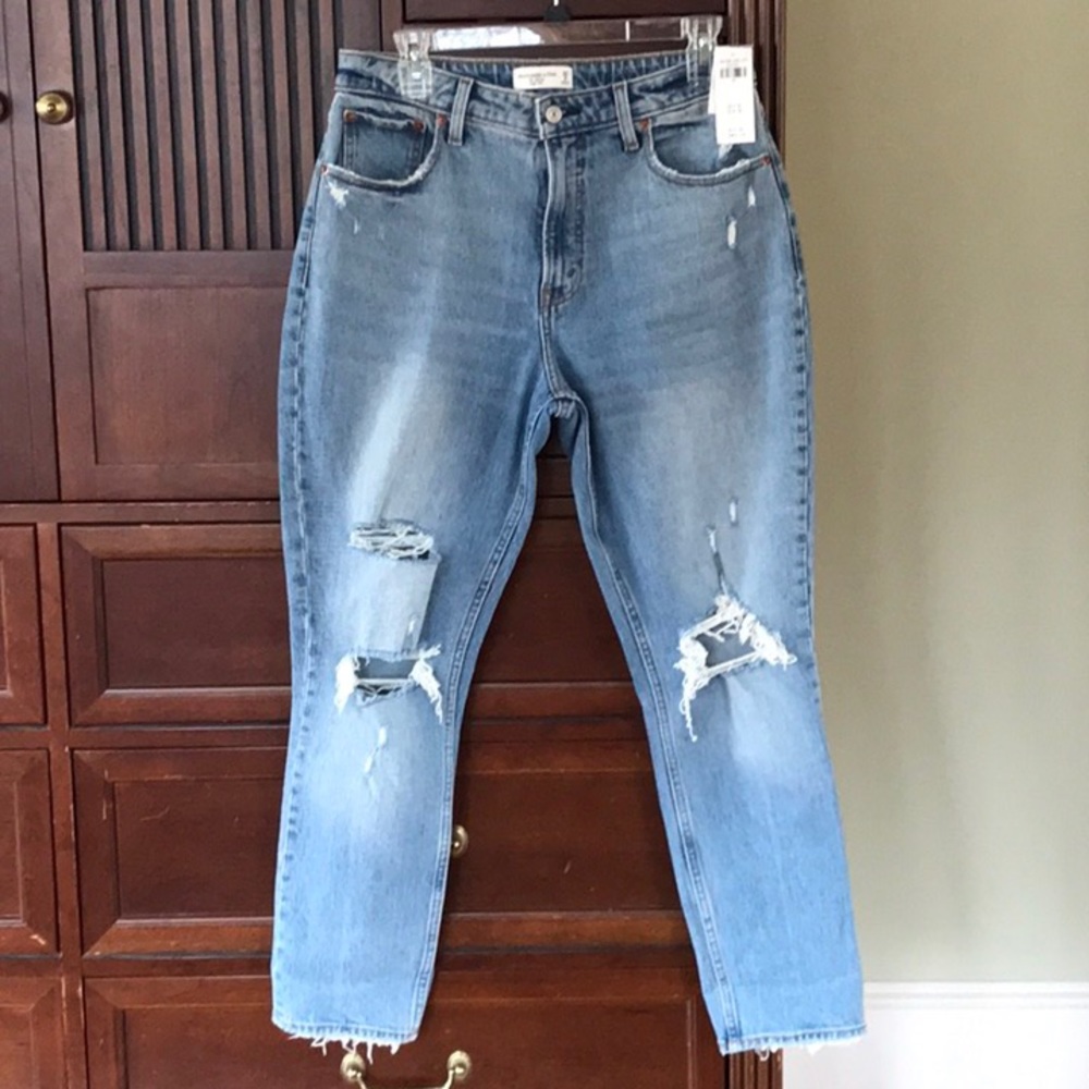 Abercrombie Curve Love High Rise Skinny Jeans